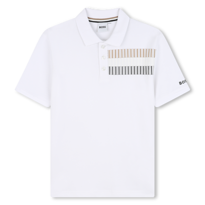 Polo met gestreepte bies BOSS BOY