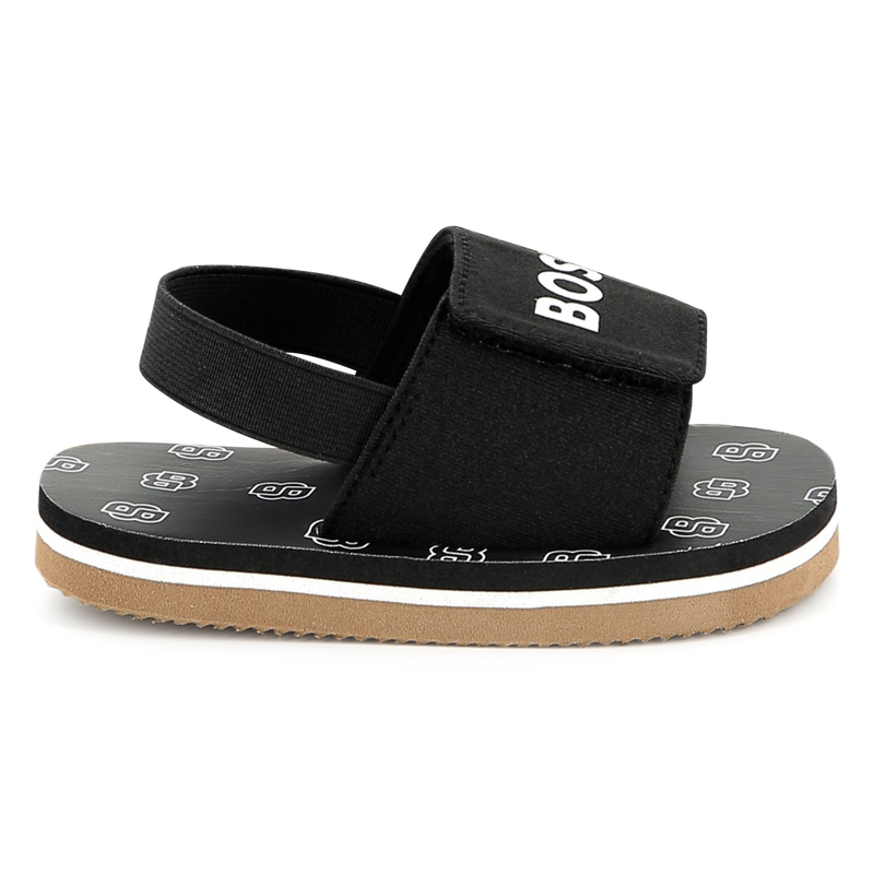 Slippers met klittenband BOSS 
                        BOY