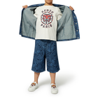 Bermuda en jean imprim&eacute; KENZO KIDS 
                    GARCON