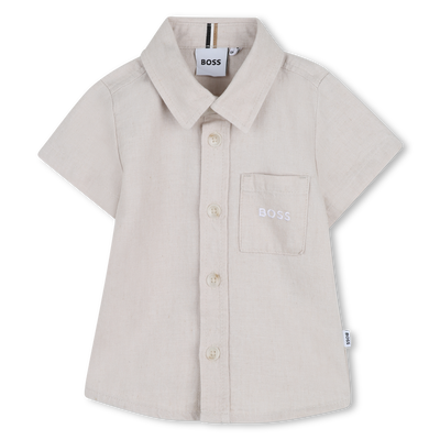 OVERHEMD MET KORTE MOUWEN BOSS BOY