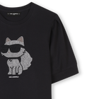 Jurk met korte mouwen KARL LAGERFELD KIDS 
                    GIRL