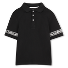 Polo manches courtes KARL LAGERFELD KIDS 
                    GARCON