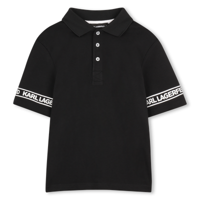POLO MANCHES COURTES KARL LAGERFELD KIDS GARCON