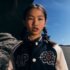 Bomber avec fermeture pressionn&eacute;e KENZO KIDS 
                    FILLE
