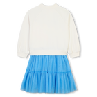 Mooie jurk van twee materialen BILLIEBLUSH 
                    GIRL
