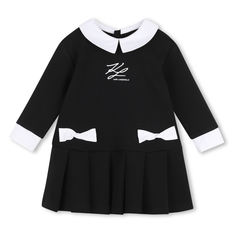 Langarm jurk KARL LAGERFELD KIDS 
                        GIRL