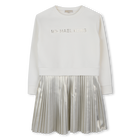 Robe manches longues bi-mati&egrave;res MICHAEL KORS 
                    FILLE