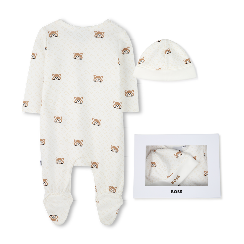 Setje - Pyjama en muts BOSS 
                        BOY