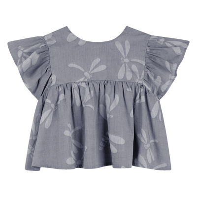 KIMONO GESNEDEN BLOUSE KENZO KIDS GIRL
