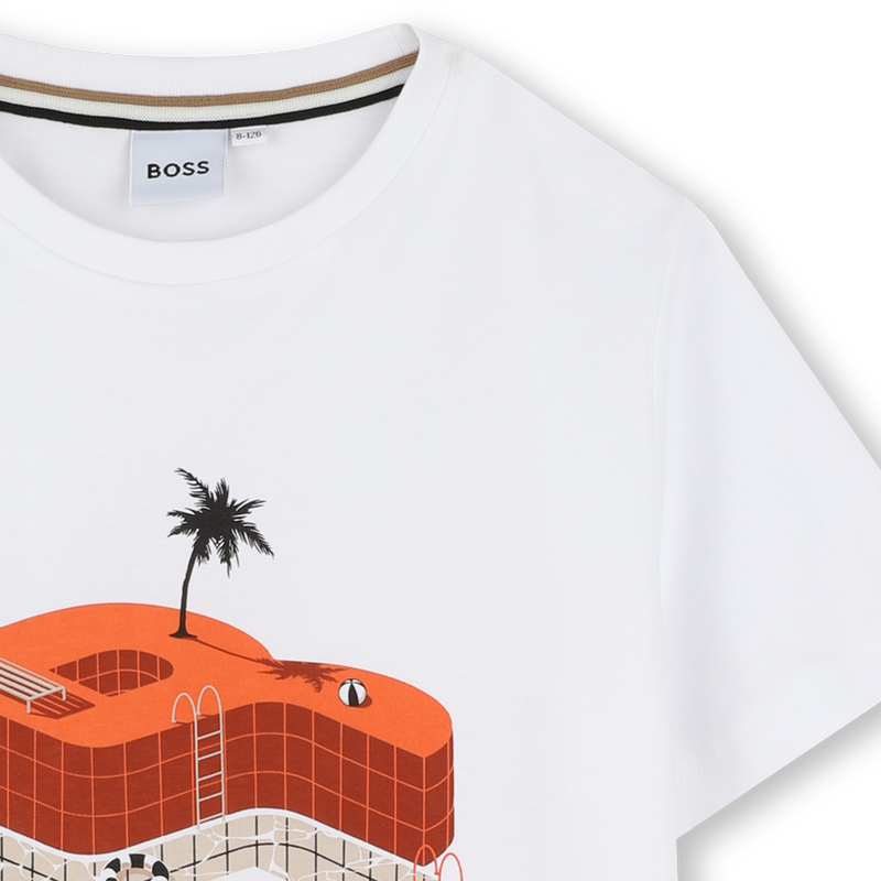 T-shirt manches courtes BOSS 
                        GARCON