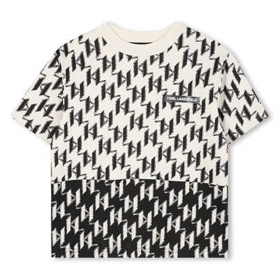 T-shirt &agrave; manches courtes KARL LAGERFELD KIDS GARCON