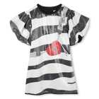 Jurk met volledig zebrapatroon MARC JACOBS 
                    GIRL