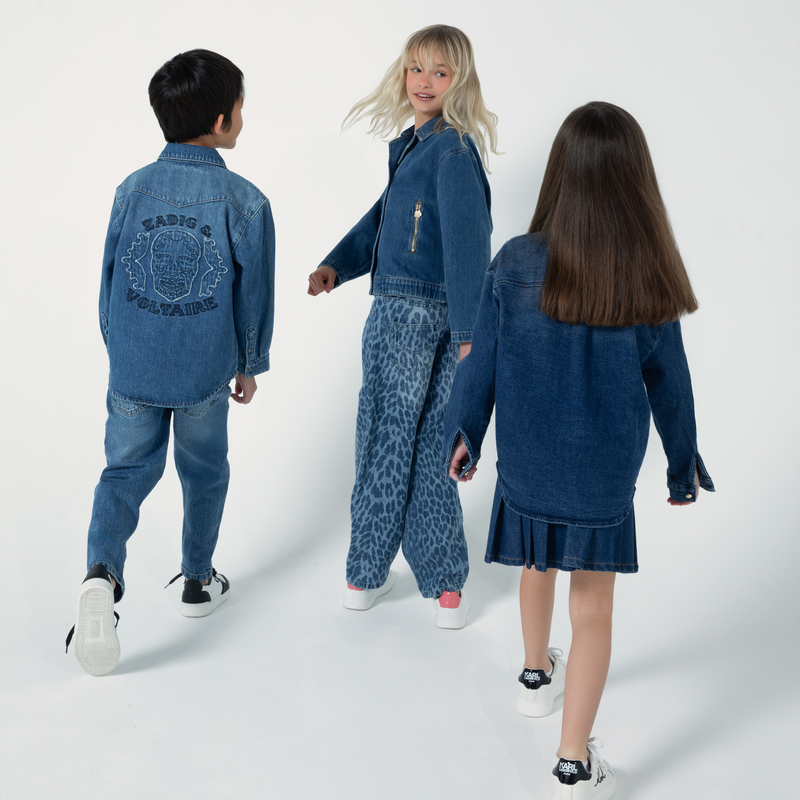 Veste en denim KENZO KIDS 
                        FILLE