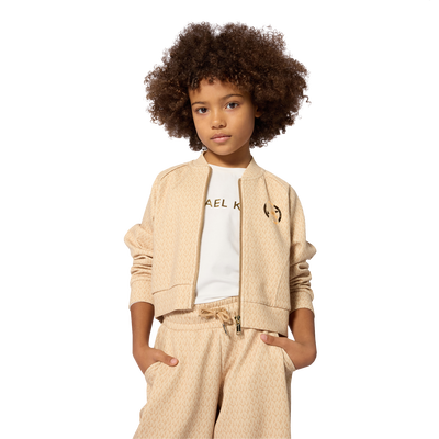 Cardigan en double jersey MICHAEL KORS FILLE