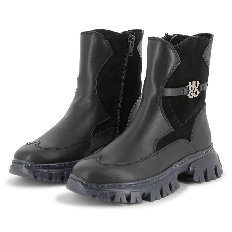 Bottines avec fermeture zip Hugo 
                        FILLE