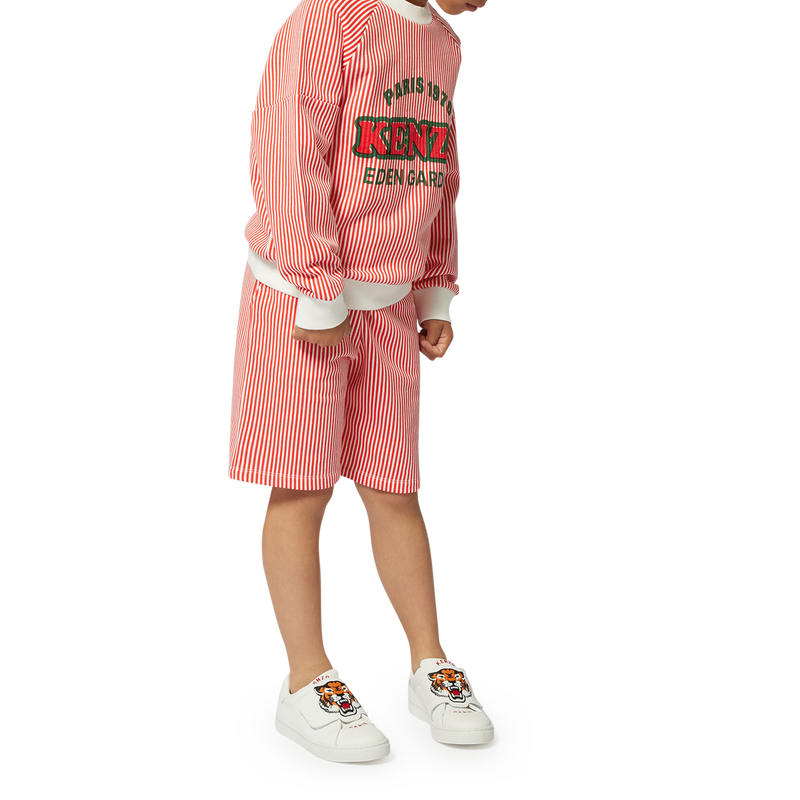 Bermuda en coton ray&eacute; KENZO KIDS 
                        GARCON