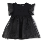 Jurk met korte mouwen KARL LAGERFELD KIDS 
                    GIRL