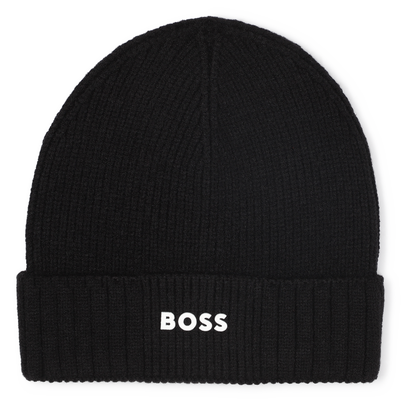 Bonnet tricot avec sigle BOSS 
                        GARCON