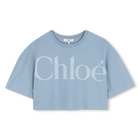T-shirt met korte mouwen, BLAUW, hi-res