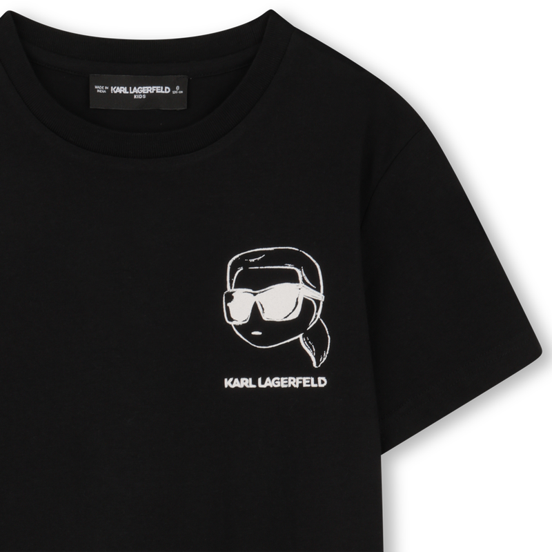 T-SHIRT MET KORTE MOUWEN KARL LAGERFELD KIDS 
                        BOY