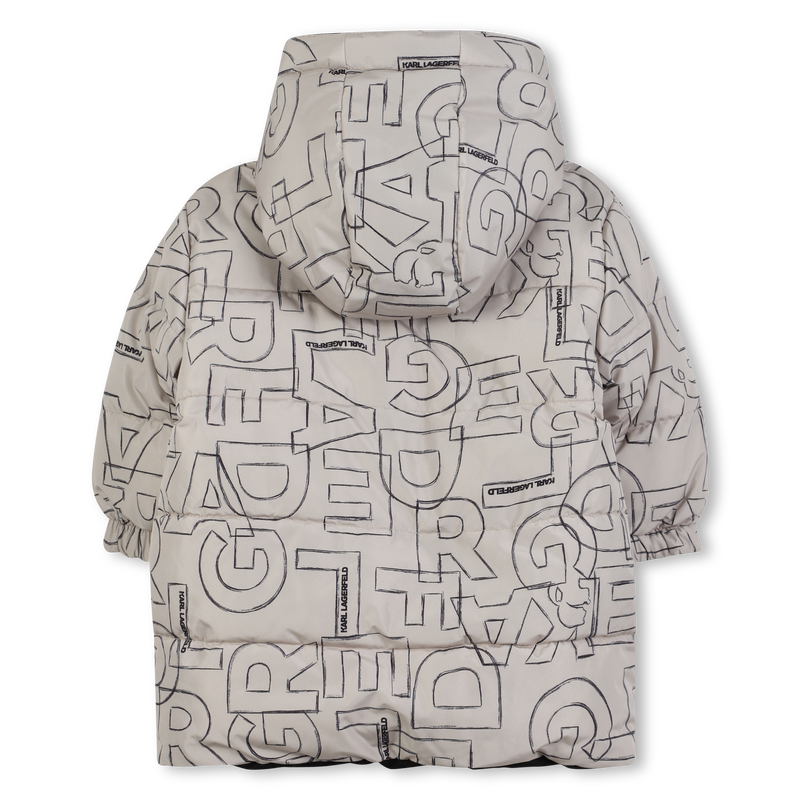 Doudoune réversible à capuche KARL LAGERFELD KIDS 
                        GARCON