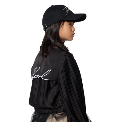 VESTE MANCHES PLISS&Eacute;ES KARL LAGERFELD KIDS FILLE