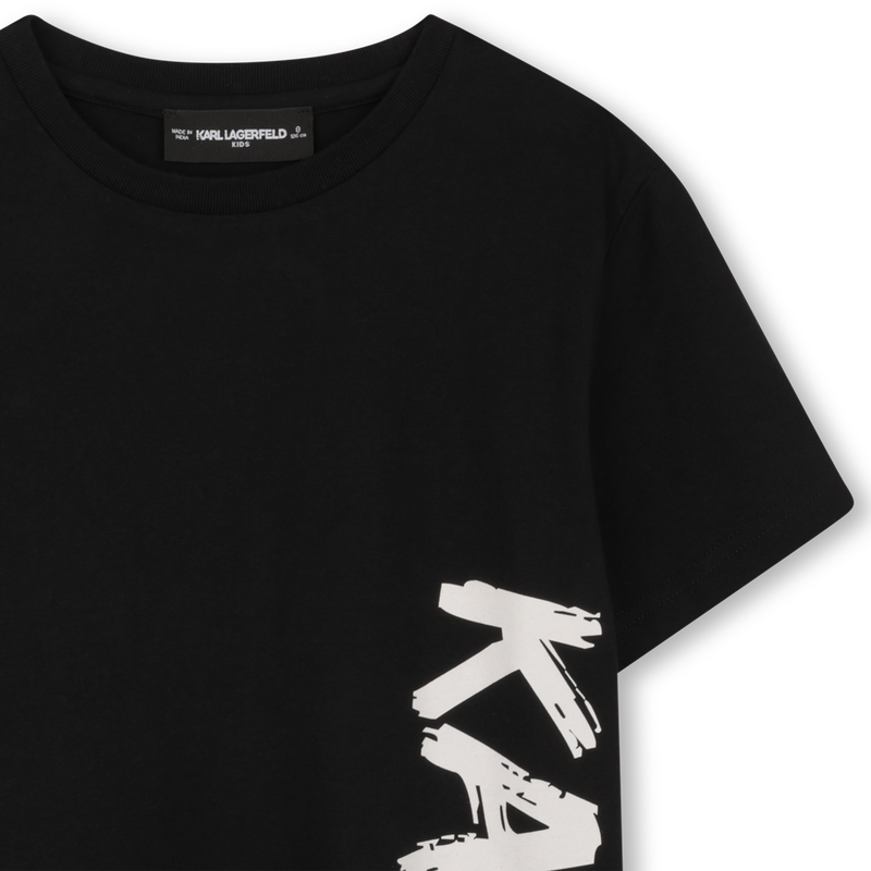 T-SHIRT MET KORTE MOUWEN KARL LAGERFELD KIDS 
                        BOY