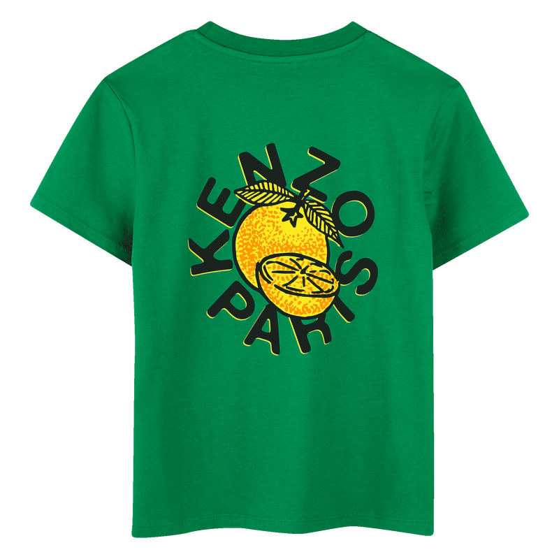 Katoenen T-shirt korte mouw KENZO KIDS 
                        BOY