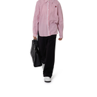 Pantalon &agrave; pinces et revers DKNY 
                    FILLE