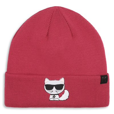 Gebreide muts KARL LAGERFELD KIDS GIRL