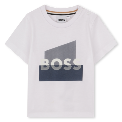 T-SHIRT MET KORTE MOUWEN BOSS BOY