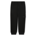 Pantalon taille boutonn&eacute;e, NOIR, hi-res