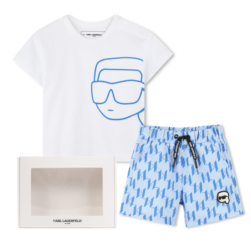 Ensemble short et T-shirt KARL LAGERFELD KIDS 
                        GARCON