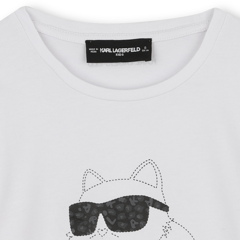 T-shirt à manches longues KARL LAGERFELD KIDS 
                        FILLE