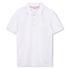 Poloshirt met korte mouwen, WIT, hi-res