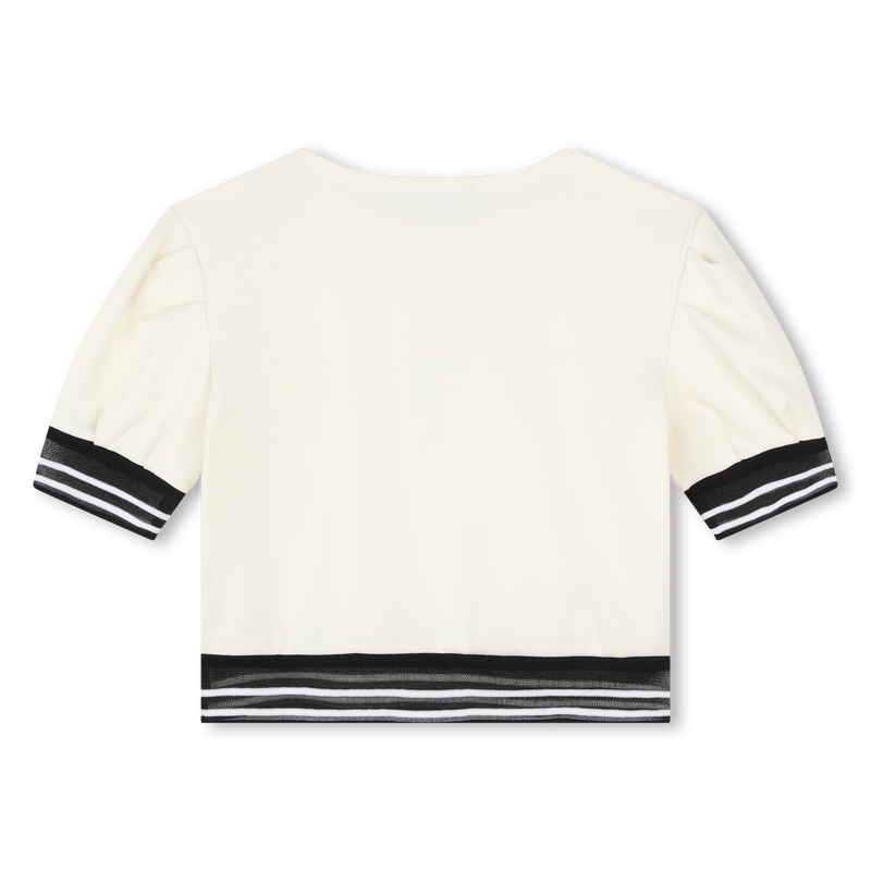 Top met sierstropdas KARL LAGERFELD KIDS 
                        GIRL