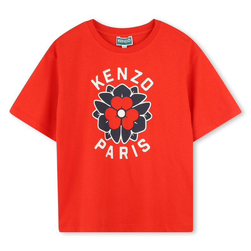 T-shirt met logoprint KENZO KIDS 
                        GIRL