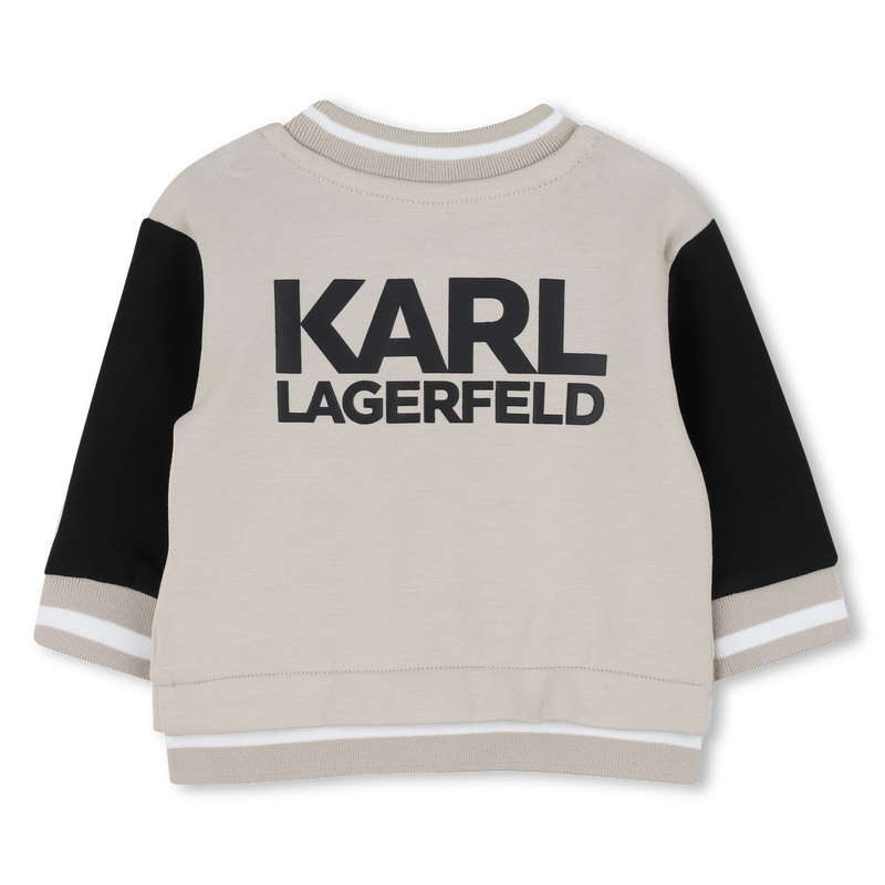 Ensemble cardigan et pantalon en double jersey KARL LAGERFELD KIDS 
                        GARCON