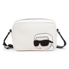 Verstelbare handtas met badge KARL LAGERFELD KIDS 
                    GIRL