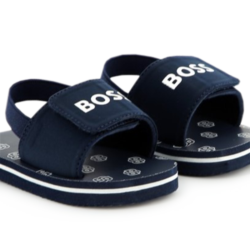 Claquettes avec fermeture par bandes auto aggripan BOSS 
                        GARCON