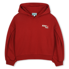 Sweat &agrave; capuche en molleton KENZO KIDS 
                    FILLE