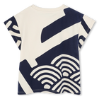 T-shirt en molleton &agrave; imprim&eacute;s KENZO KIDS 
                    FILLE