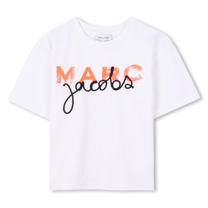T-shirt &agrave; col rond en coton MARC JACOBS 
                        GARCON