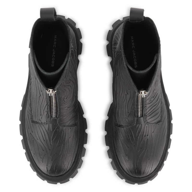 Bottines en cuir de vachette MARC JACOBS 
                        FILLE