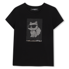 Tee-shirt manches courtes KARL LAGERFELD KIDS 
                    FILLE