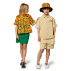 Bermuda en coton avec broderie KENZO KIDS 
                    GARCON