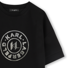 Jurk met korte mouwen KARL LAGERFELD KIDS 
                    GIRL