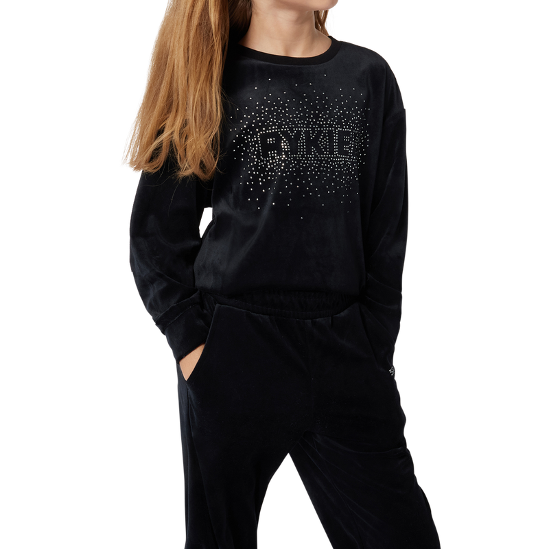 Sweat-shirt en velours SONIA RYKIEL 
                        FILLE