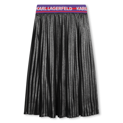 Jupe midi pliss&eacute;e KARL LAGERFELD KIDS FILLE