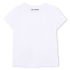 T-shirt illustratie choupette KARL LAGERFELD KIDS 
                    GIRL